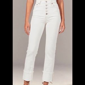 Ultra High Rise Ankle Straight Jeans